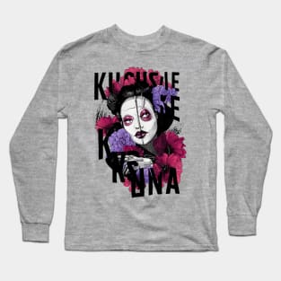 Kuchisake-Onna Japanese Horror Legend Long Sleeve T-Shirt